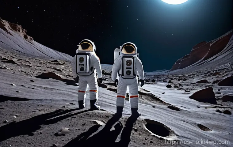 우주 식민지에서의 개인의 자유와 윤리적 고려 - **Prompt:** A diverse group of adult space colonists, wearing practical, fully opaque futuristic jum...